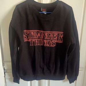 Strange things crew neck sweater